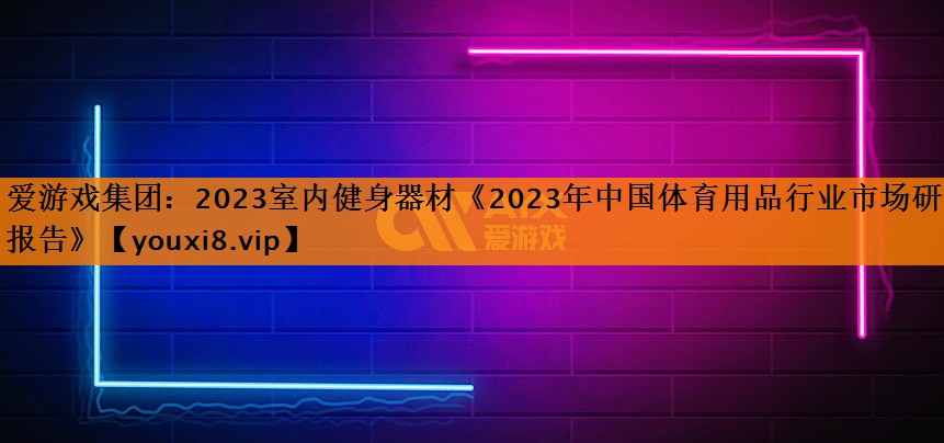 2023室内健身器材《2023年中国体育用品行业市场研究报告》